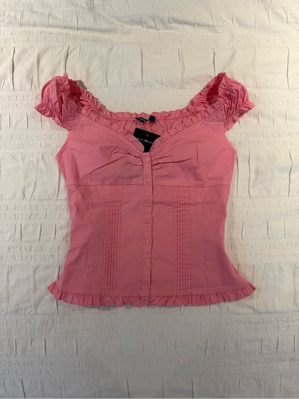 Brandy Melville Elena Top in Bubblegum Pink - New With Tags